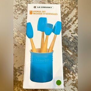 Le Creuset PALM GREEN Utensil Set